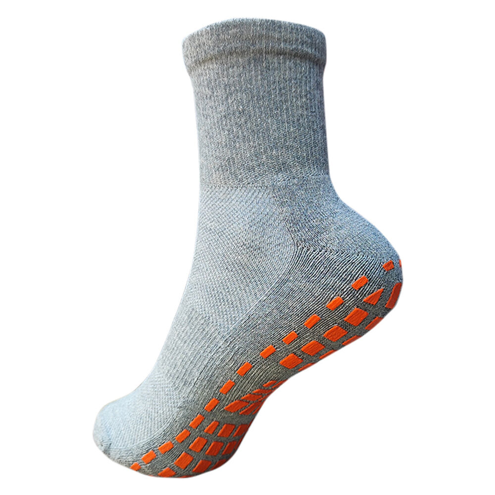 Calcetines Cortos Sport Antideslizantes Grises image number 2.0