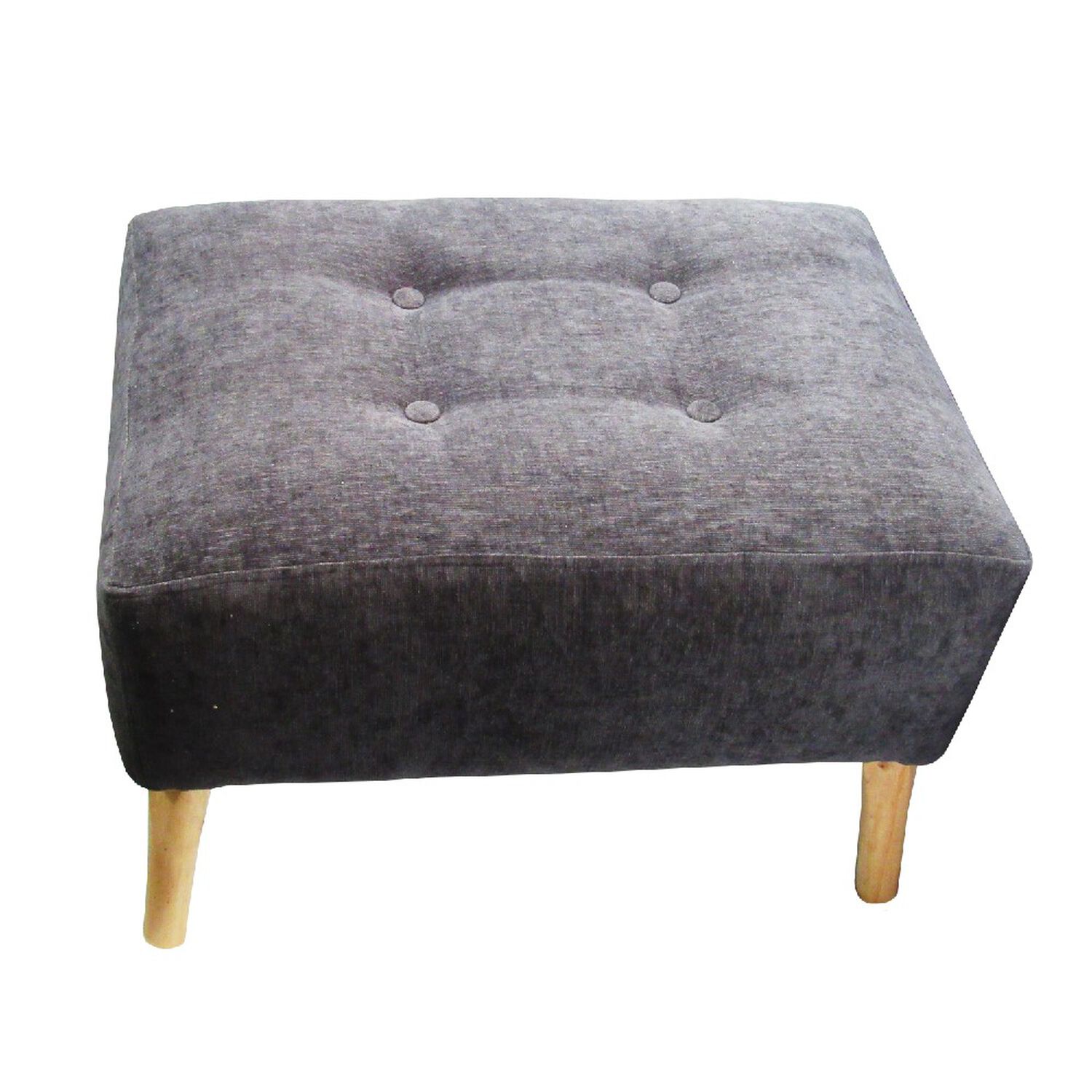 Pouf Petrum Gris Oscuro Altea 62x42x42 Cm image number 3.0