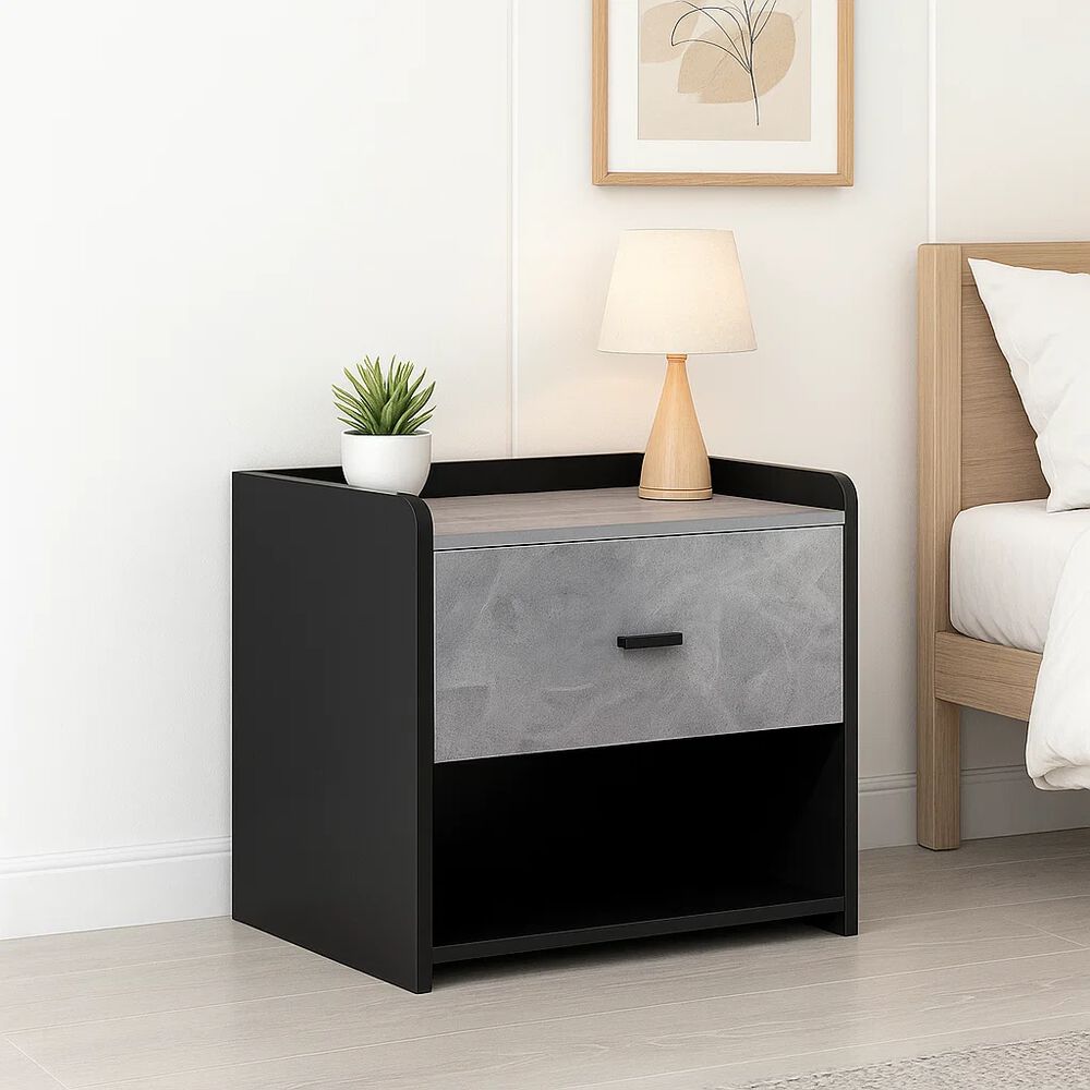 Pack De 2 Veladores Marmol Mdf Gris image number 1.0