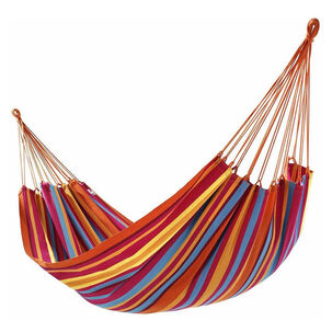 Hamaca De Algodón Multicolor 2 Plazas 180x150 Cm