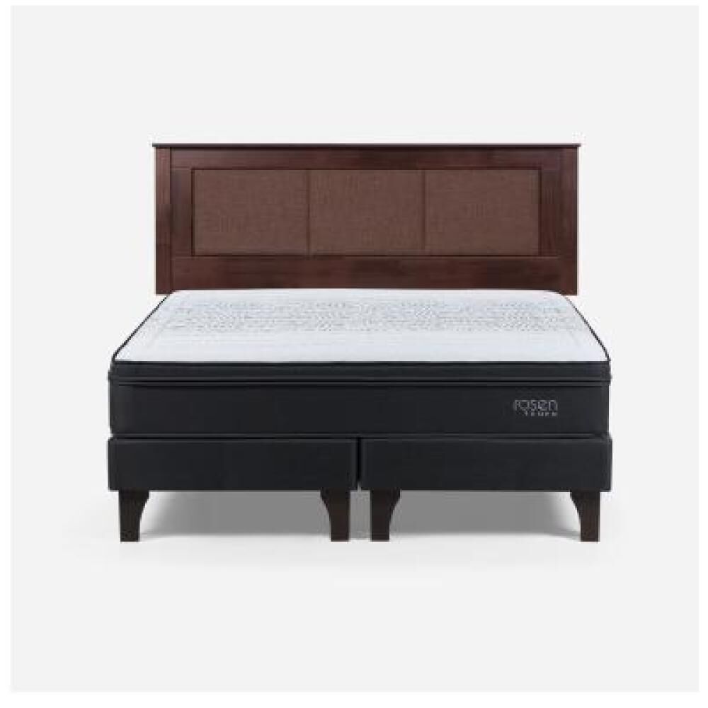 Cama Europea Rosen Tempo / King / Base Dividida + Respaldo Rachel image number 5.0