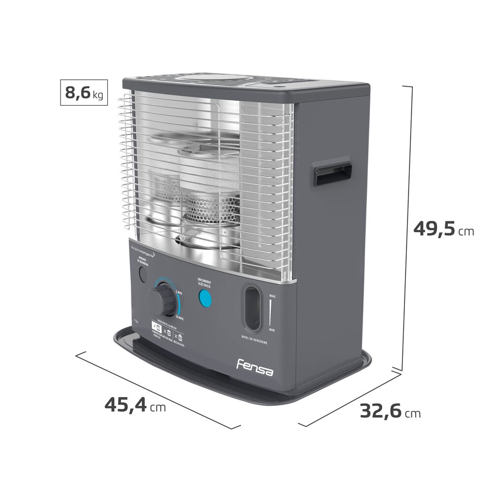 Estufa Parafina Mecha Fensa 4,2 Litros 2,7kw F 720+ image number 1.0