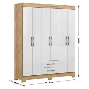 Cl&oacute;set Di Poretti Design Escocia / 6 Puertas / 2 Cajones