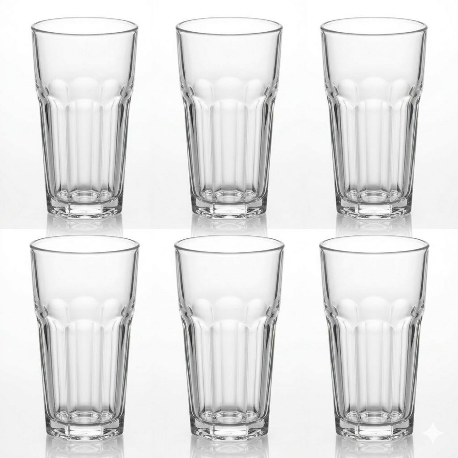 Set 6 Vasos Altos Vidrio Cristar Lisboa 493ml Transparente image number 0.0