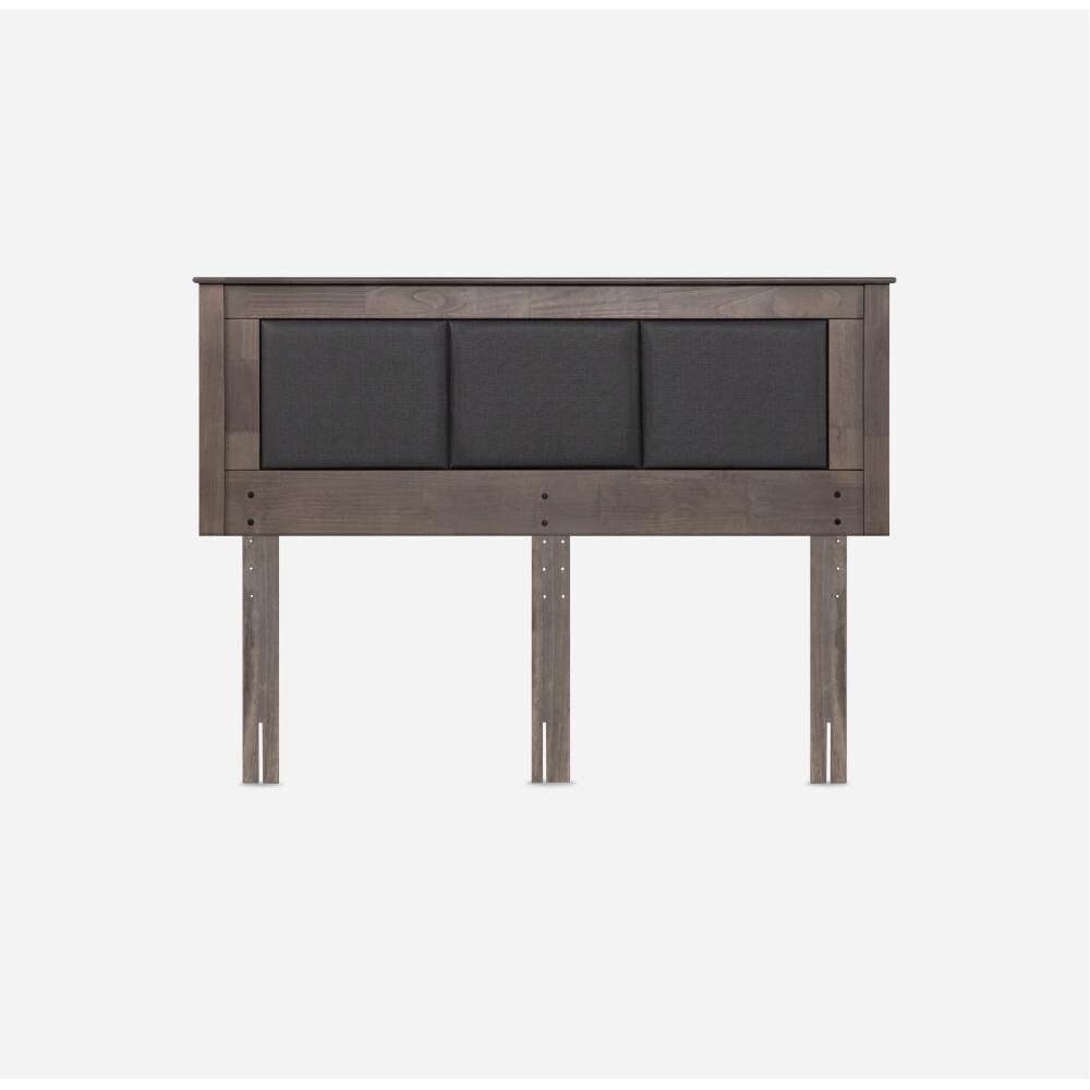 Cama Europea Rosen Art 4 / King / Base Dividida  + Respaldo Rachel Gris image number 4.0