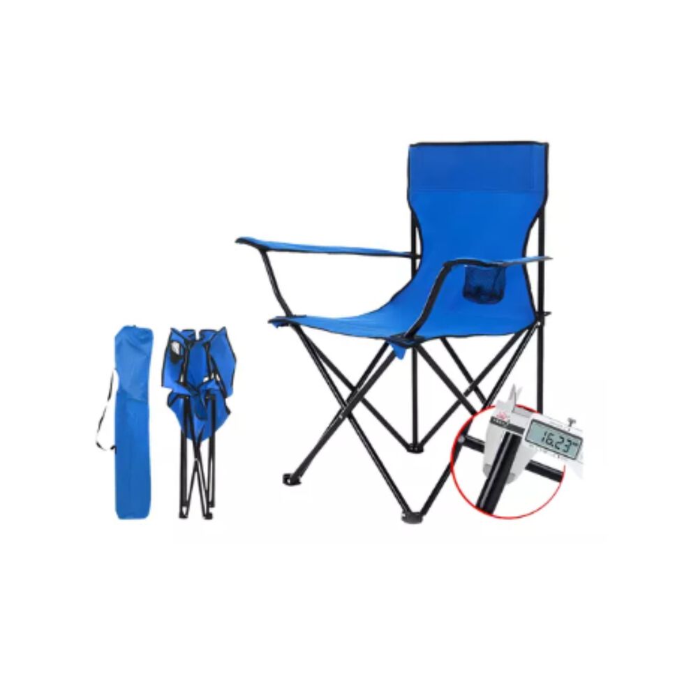 Silla Plegable De Playa Camping Pesca Picnic Con Porta Vaso image number 12.0