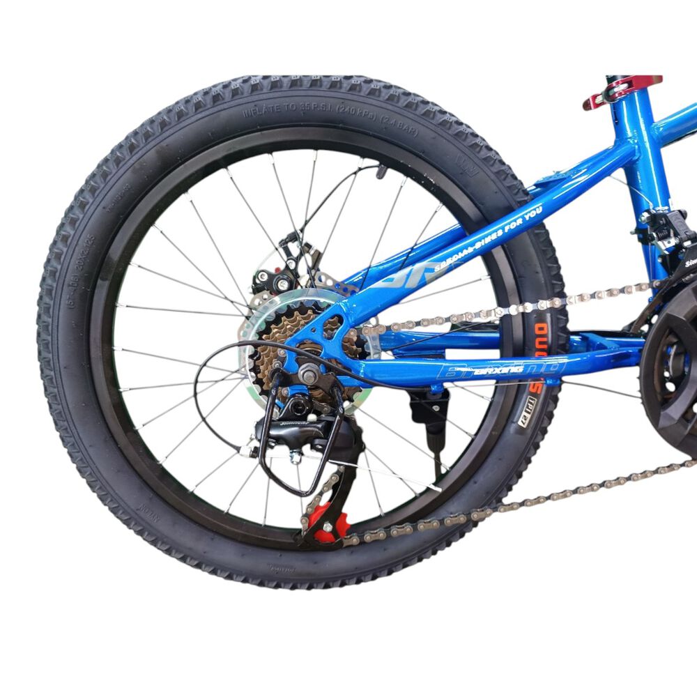 Bicicleta Aro 20 Brxing Su7 Con Freno Disco Y 21 Vel. Azul image number 7.0