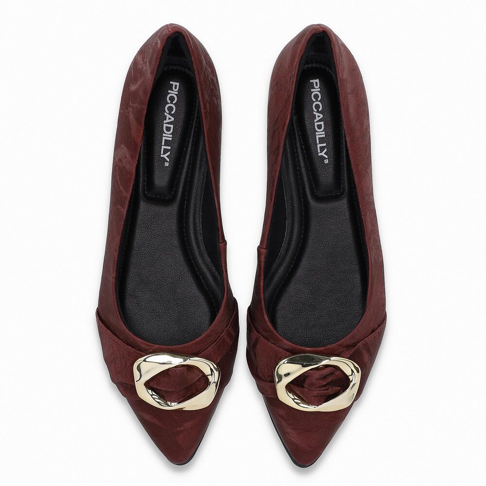 Zapato Mujer Burdeo/dorado Ana Piccadilly image number 1.0