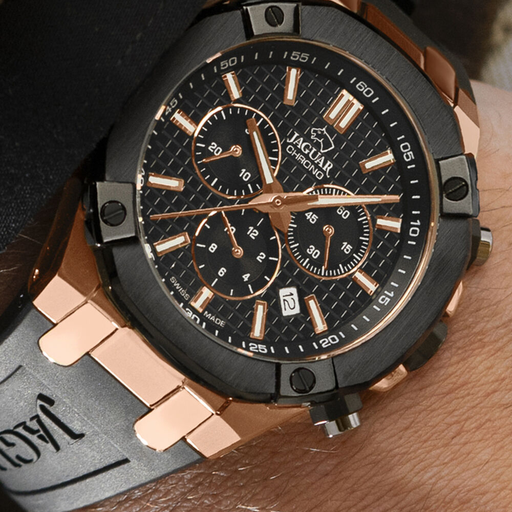 Reloj J1015/1 Jaguar Swiss Negro Hombre Diplomatic image number 1.0