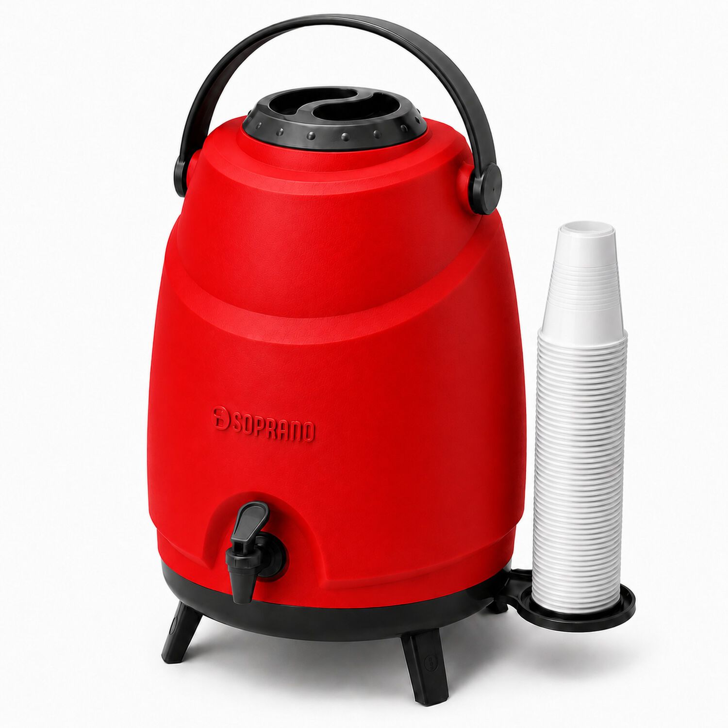 Maxi Termo 12 Litros Soprano Rojo Para Agua Fria Y Caliente image number 7.0