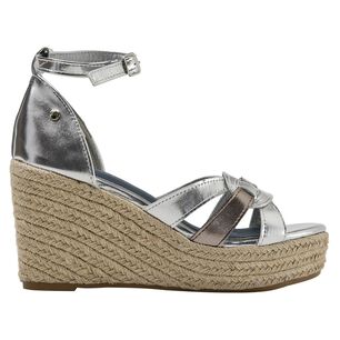 Sandalia Mujer Bruno Rossi Plata