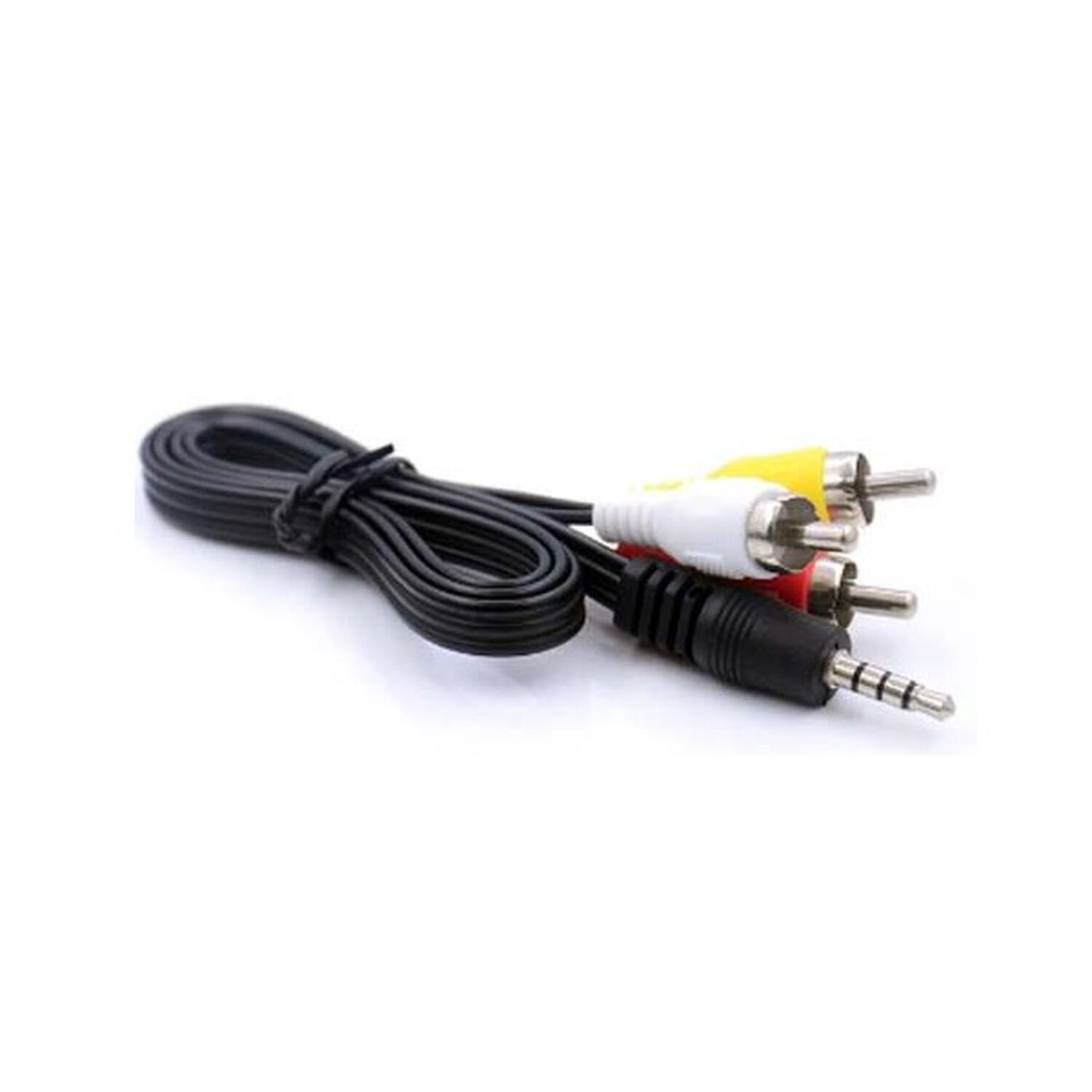 Cable Audio Rca Jack 3.5 Mm 3 X 1 Salida Auxiliar. Aux. Macho Plug Carro Ps3 image number 1.0