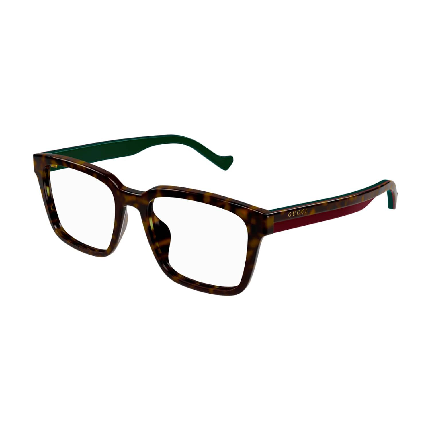 Lentes &Oacute;pticos Shiny Dark Havana Gucci image number 0.0