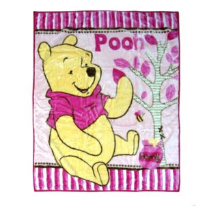 Manta Winnie The Pooh Luxe Rosada Disney