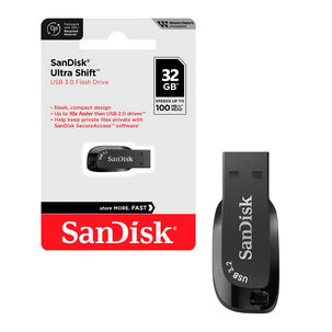 Pendrive Sandisk Usb 32gb Ultra Shift 100mb/s Mac Windows
