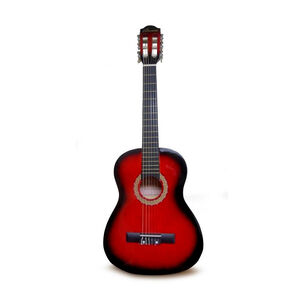Guitarra Clasica Sevillana 8459 34'' Sunburst + Funda Color Rojo
