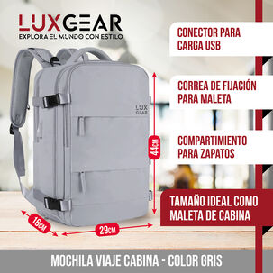 Mochila De Viaje Luxgear Nomadlife Impermeable Cabina