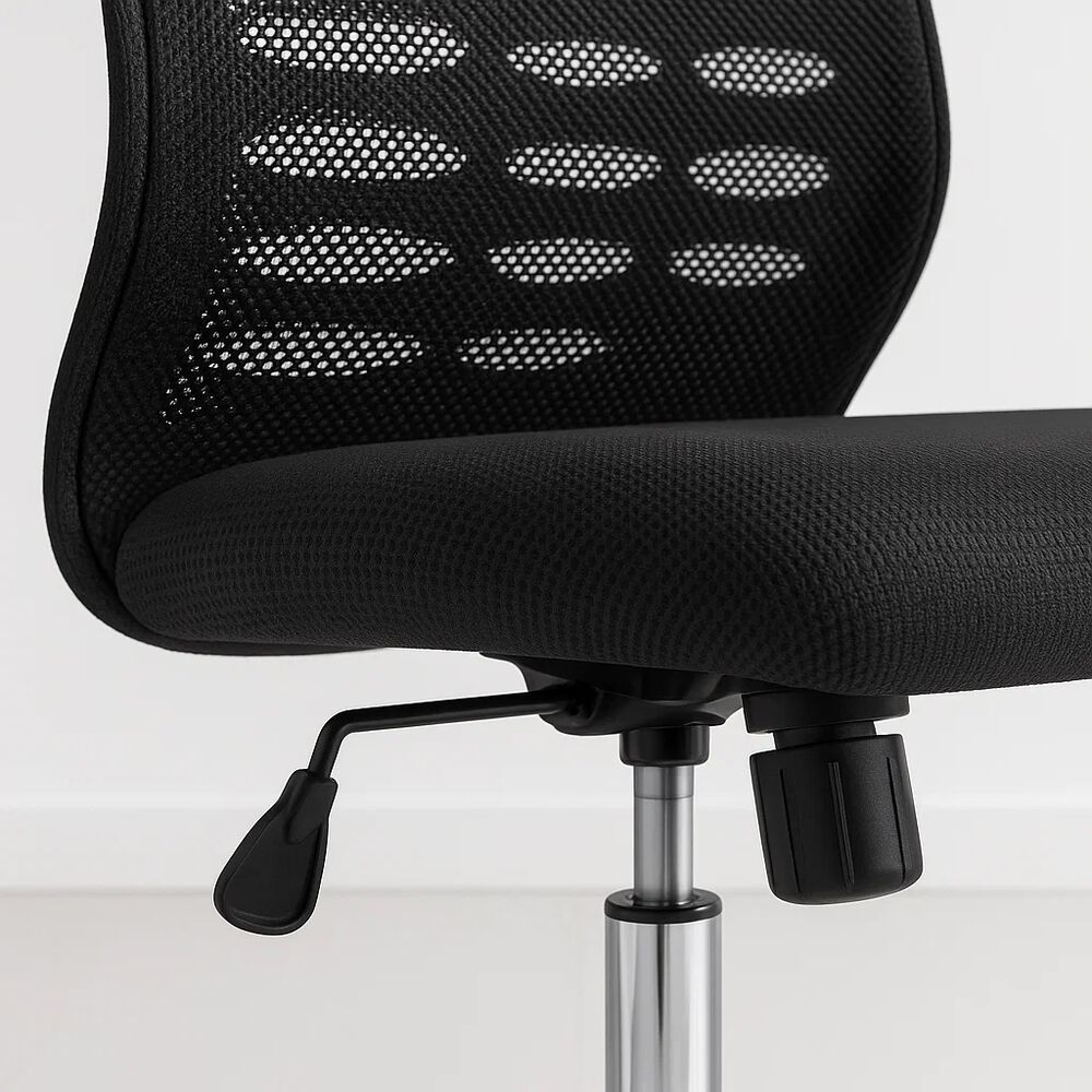 Silla Oficina Simply Mesh Negra Con Apoyabrazos Y Cabeza image number 5.0