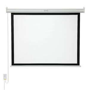 Telón 60 Pulgadas Eléctrico Con Control 120 X 90 Cm Levo