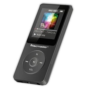 Reproductor Mp3 16gb Bluetooth 5.0 Tecmaster Tm-300523 Negro
