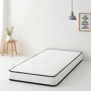 Colchón Klik Home Primera Capa Foam Y Resortes Pocket Spring 2 Plaza