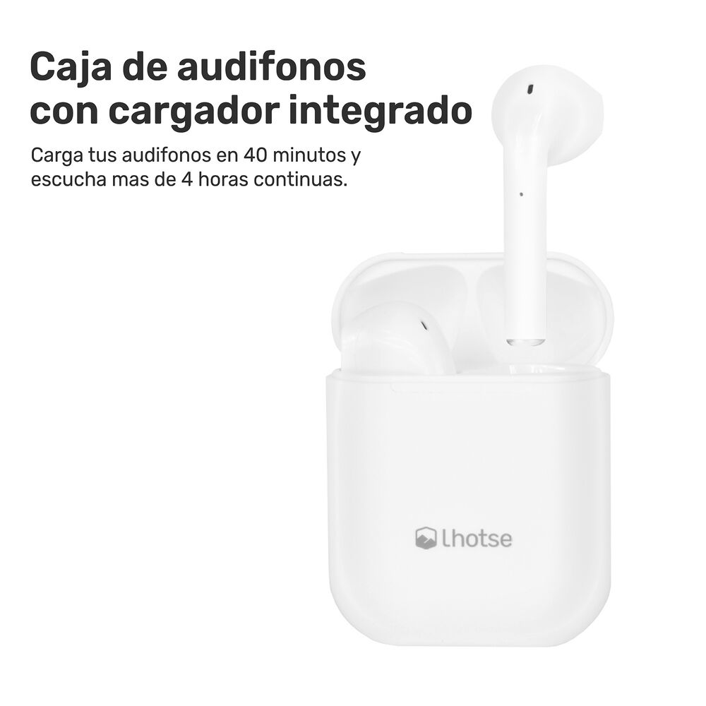 Aud&iacute;fonos Lhotse Bluetooth Inal&aacute;mbrico Rm12 Blanco image number 6.0