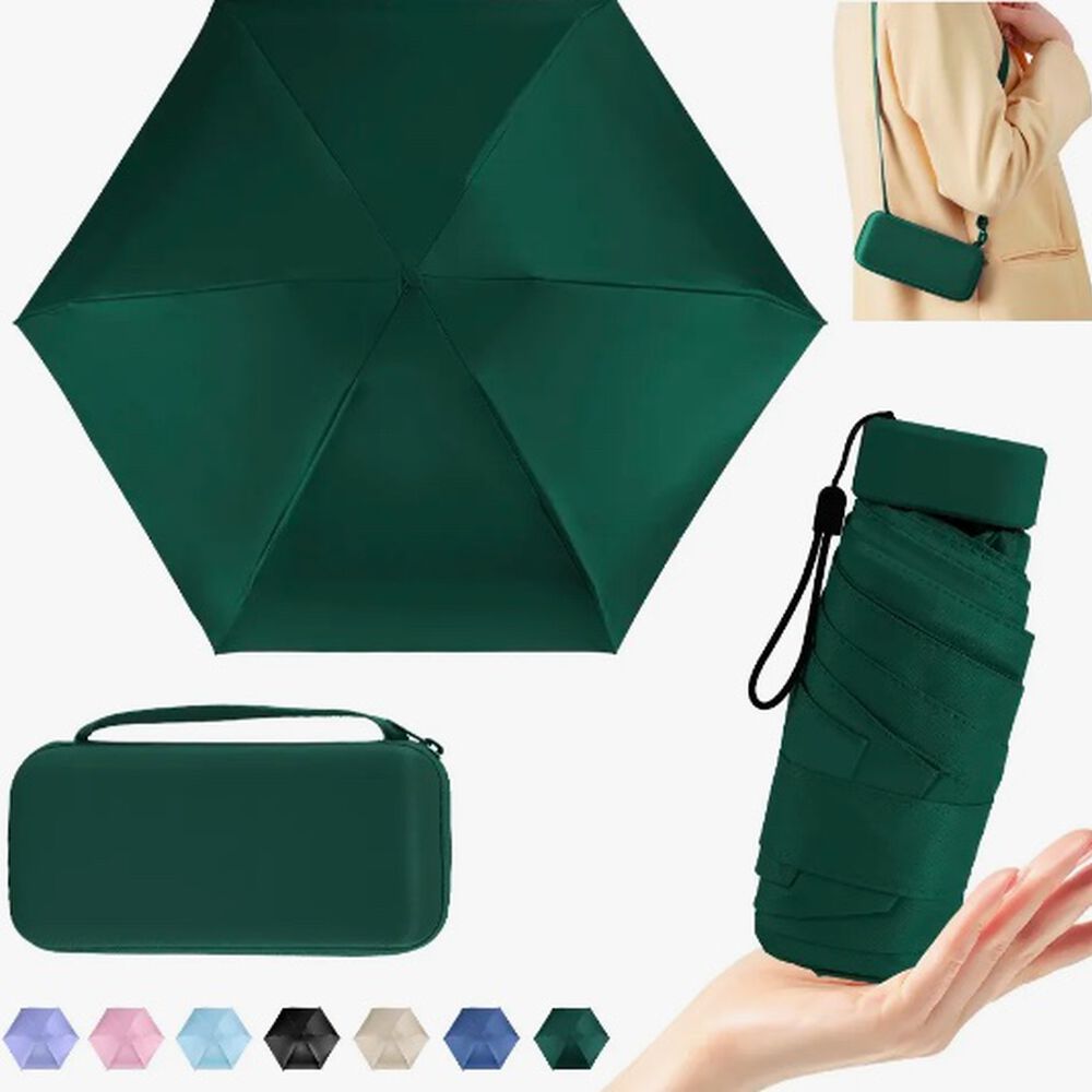Mini Paragua Plegable Verde image number 0.0