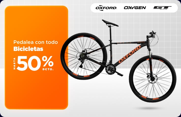 Bicicletas Hasta 60% dcto.