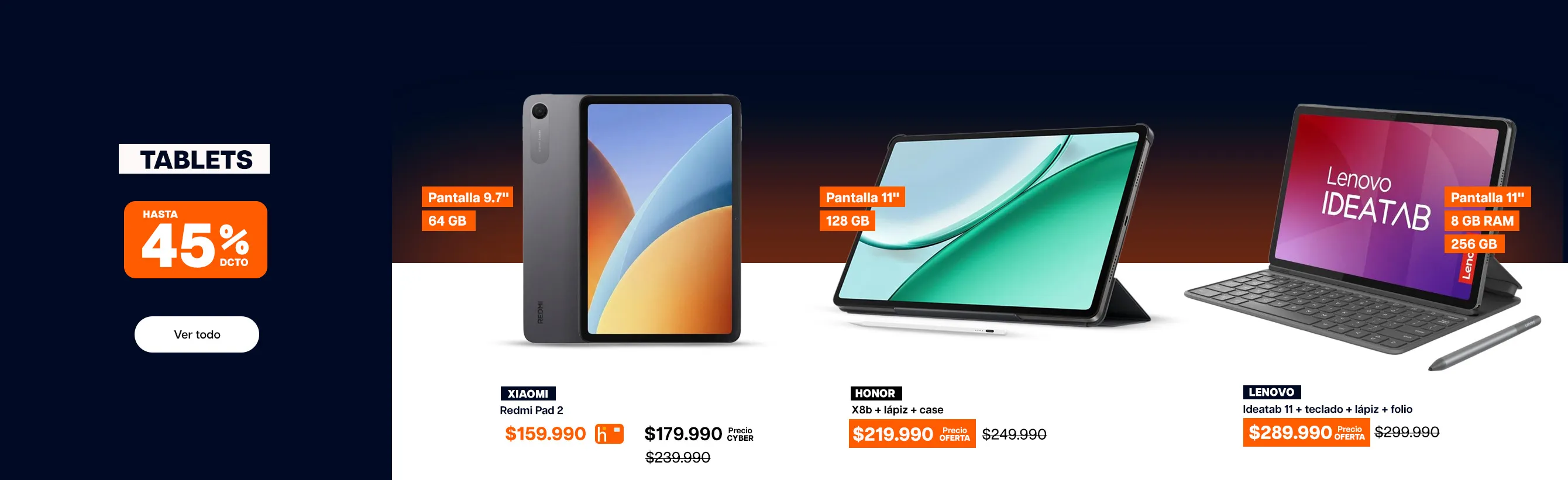 ofertas revancha - tablets