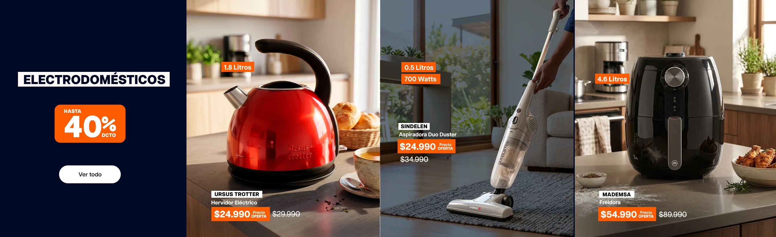 ofertas revancha - electrodomésticos