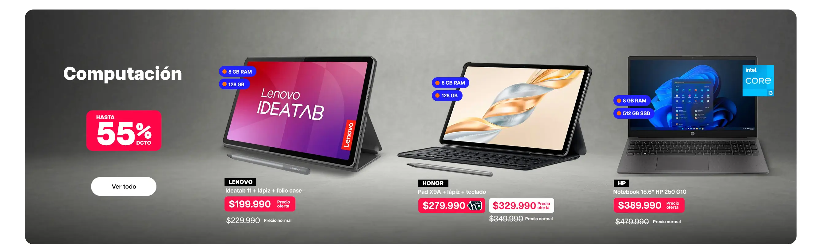 Computación Hasta 55% dcto