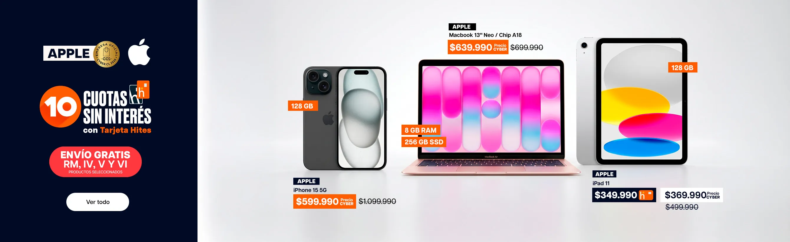 ofertas Cyber - Apple