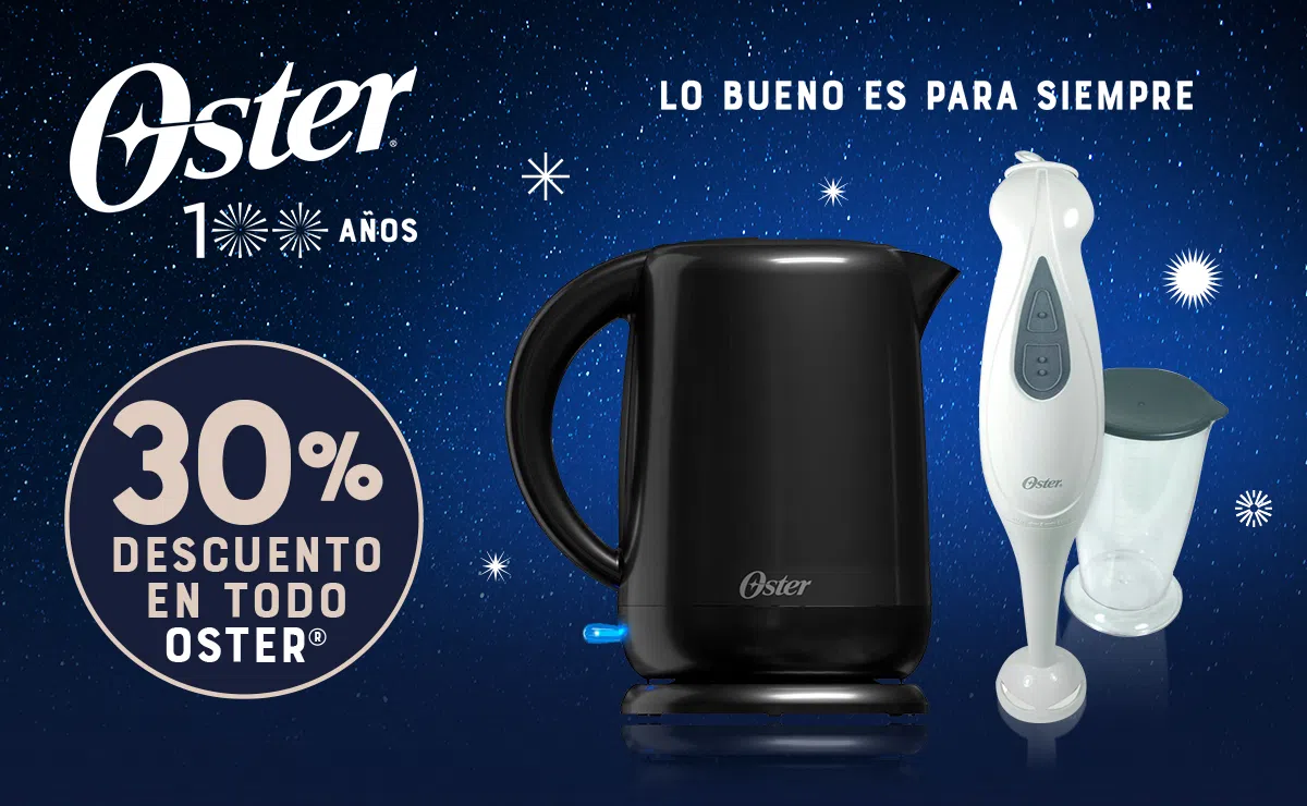 Oster hasta 30% dcto