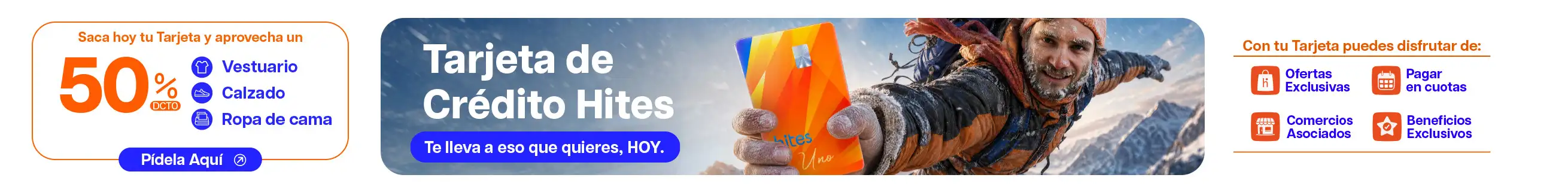 Solicita tu Tarjeta Hites