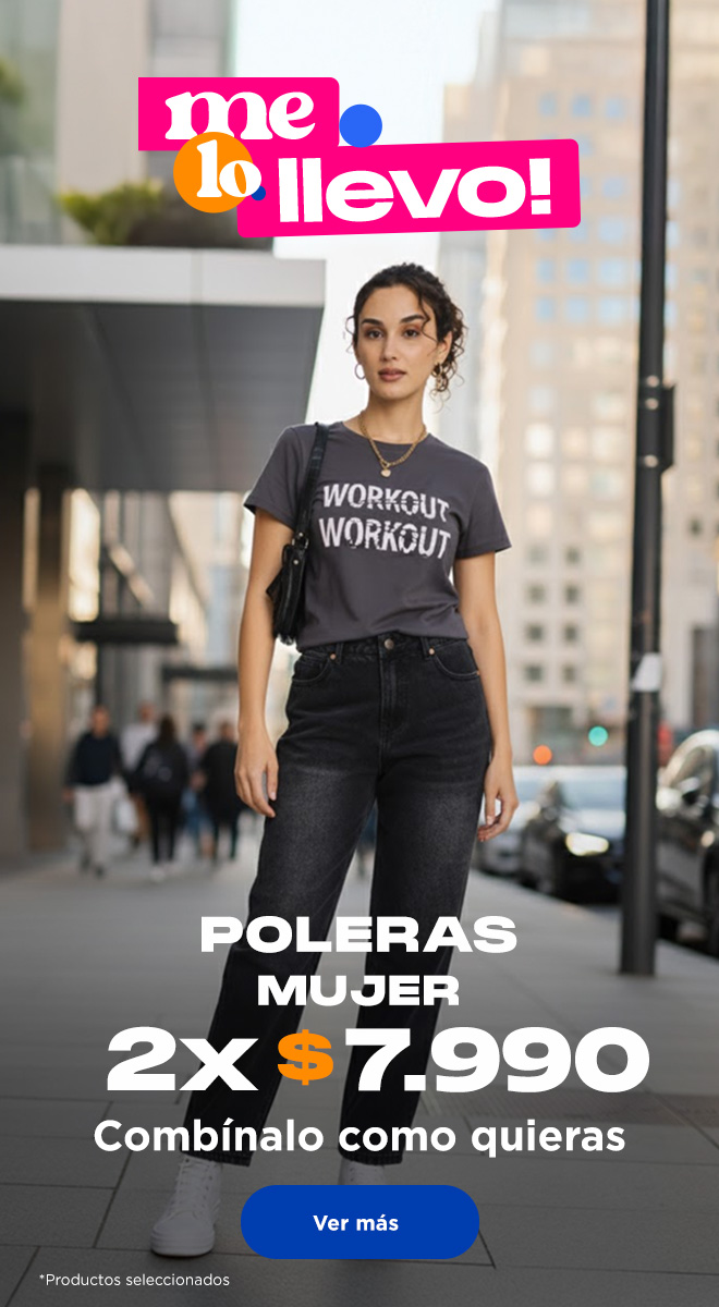 Poleras 2 x $7.990