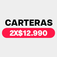 Carteras 2X $12.990