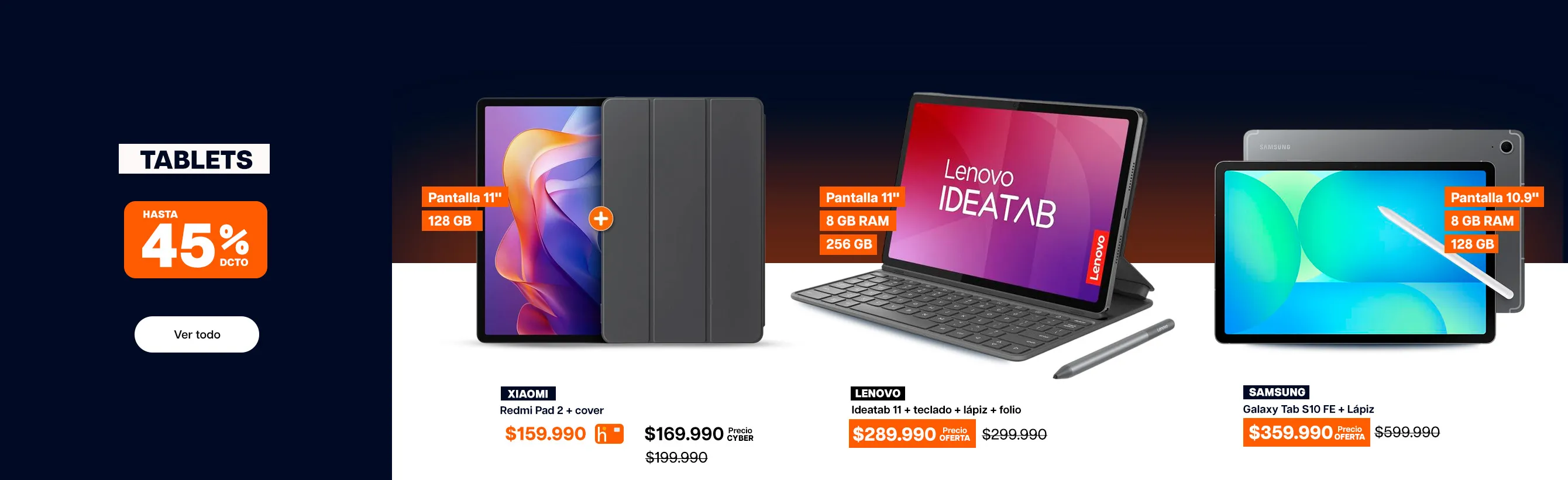 ofertas revancha - tablets