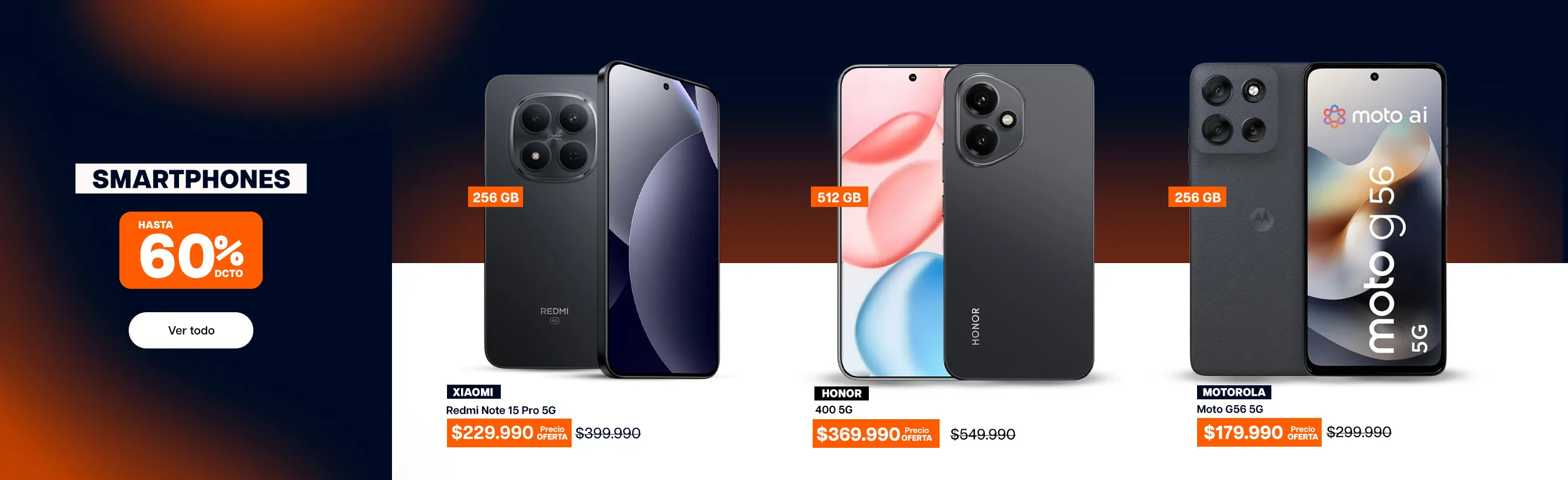 ofertas revancha - smartphones