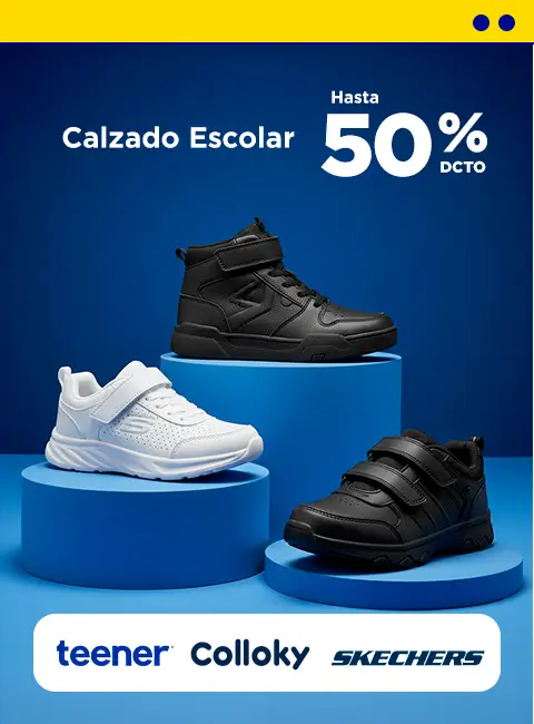 Hasta 50% dcto Calzado Escolar