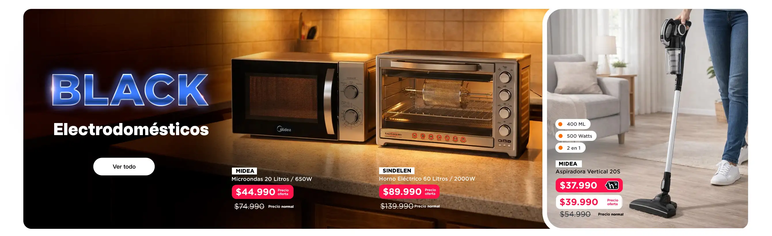 Black - Electrodomésticos