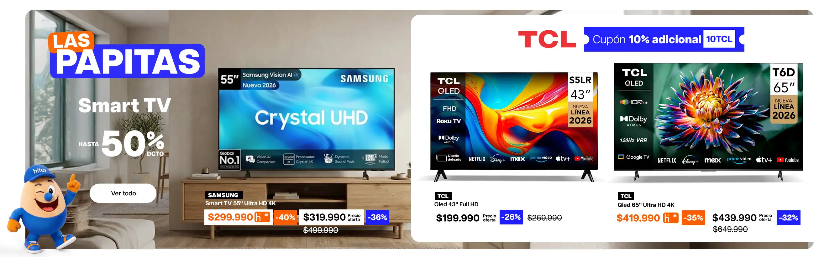 GENERICO - Smart TV Hasta 50% dcto