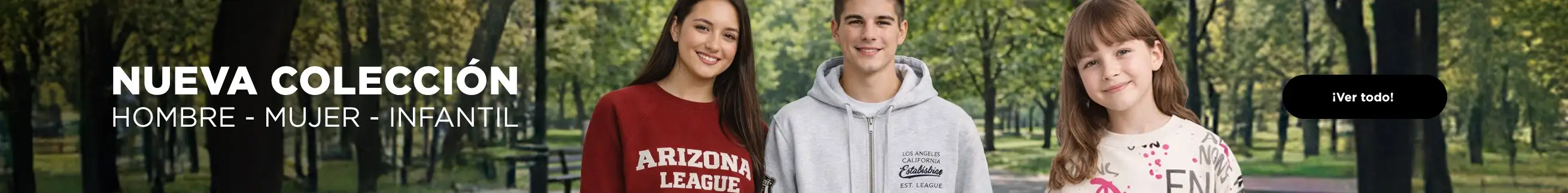 Nueva colección hombre mujer e infantil
