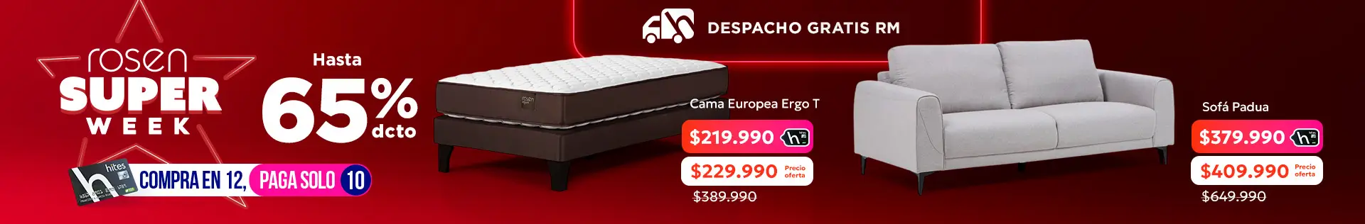 Rosen Week HASTA 65% de descuento