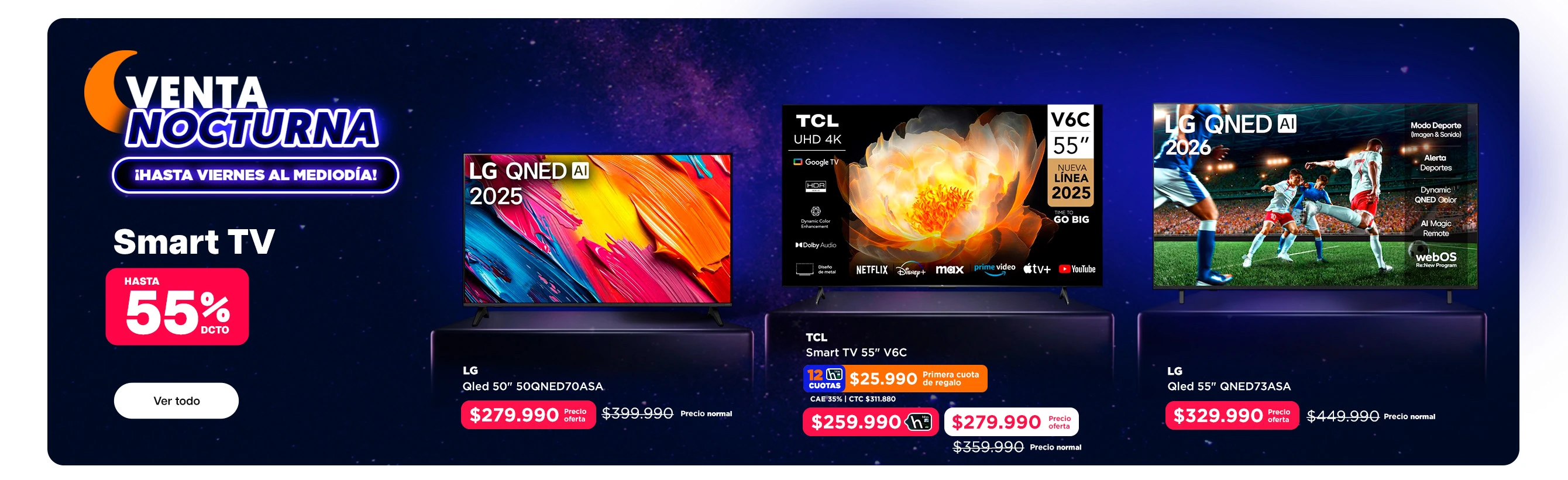 Venta Nocturna - Smart TV