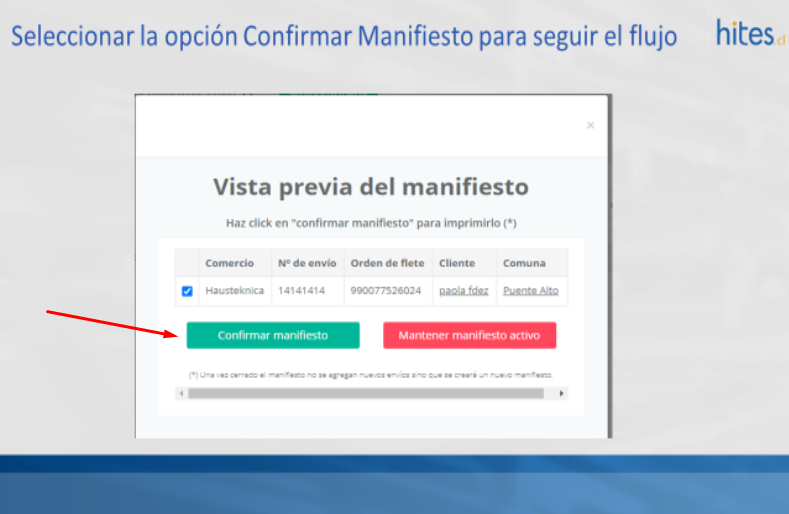 IMPRIMIR ETIQUETA Marketplace Hites.com
