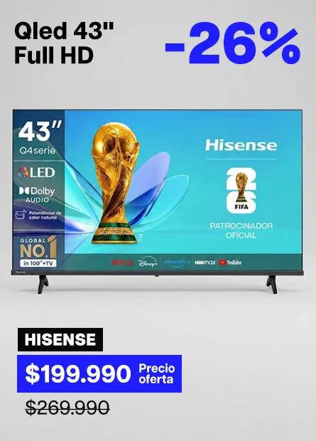 Solo X - Smart TV 43' Hisense