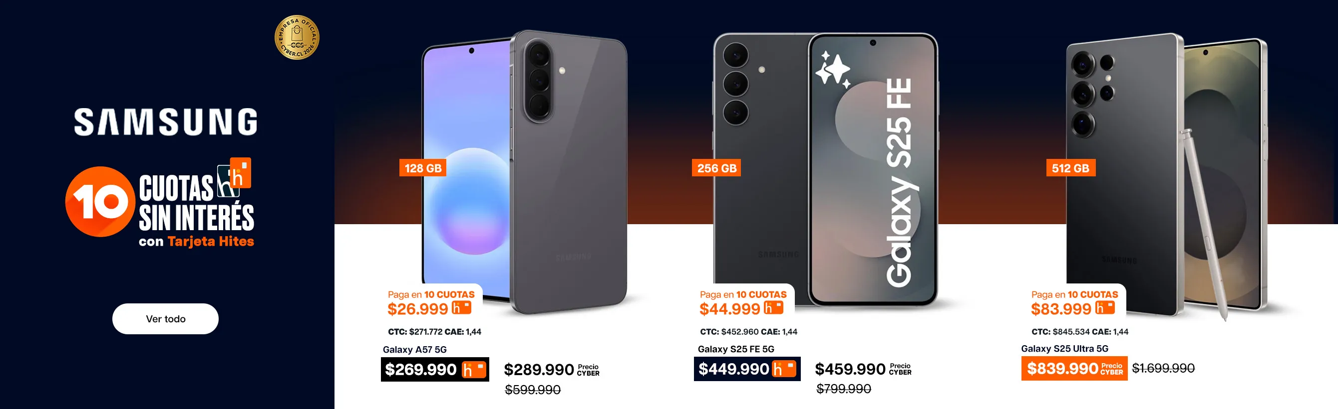 ofertas Cyber - Samsung