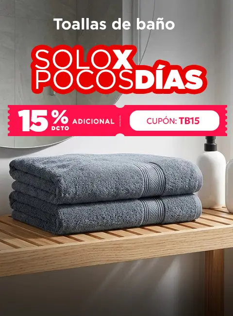 Toallas Solo por pocos días