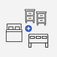 Cama + Set de madera