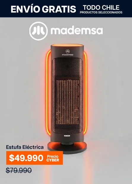 Solo X - Estufa eléctrica Mademsa